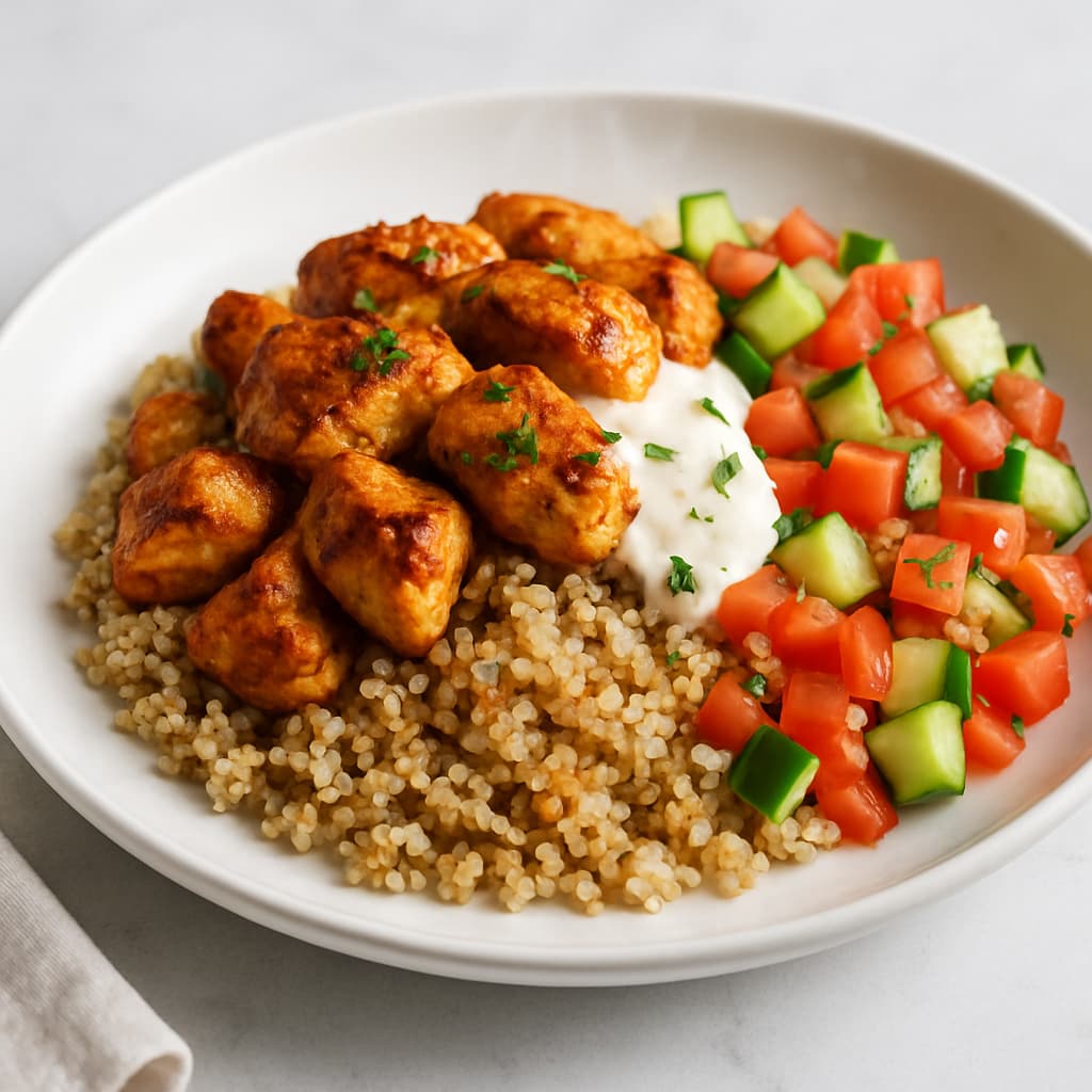 Spiced Chicken and Quinoa Bowl — FamilyPlate recipe
