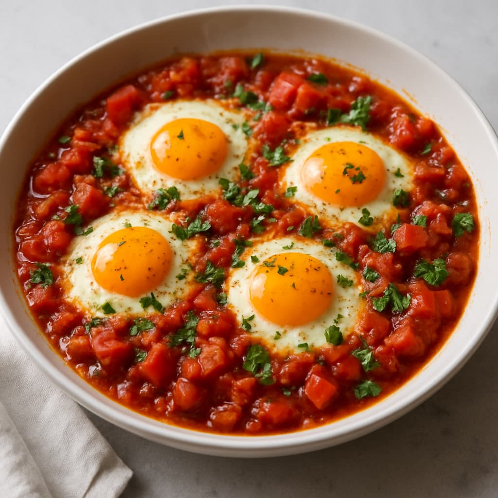 Spiced Egg and Tomato Skillet — FamilyPlate recipe