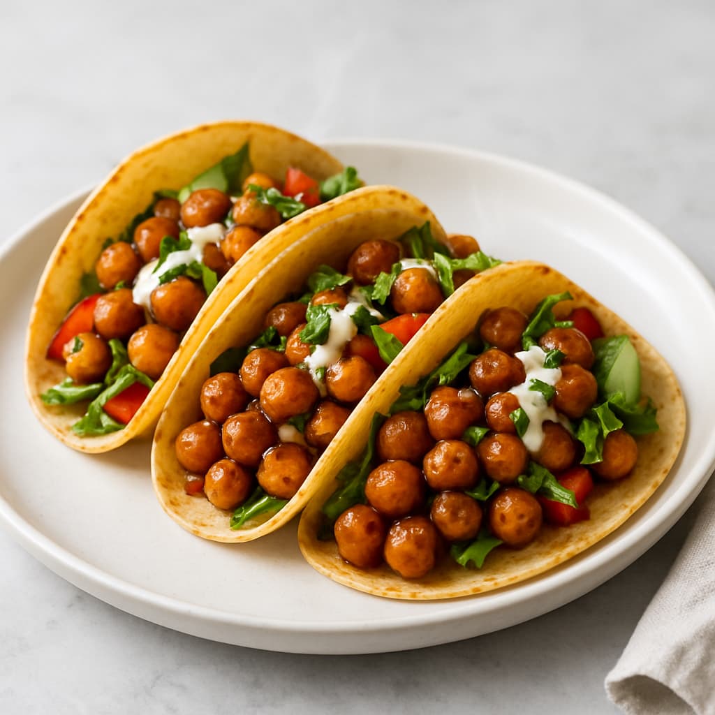 Spicy Chickpea Tacos — FamilyPlate recipe