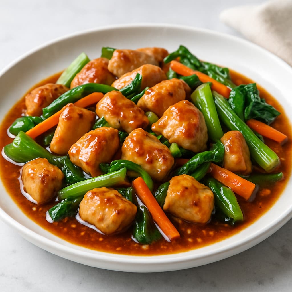 Spicy Garlic Chicken Stir-Fry — FamilyPlate recipe