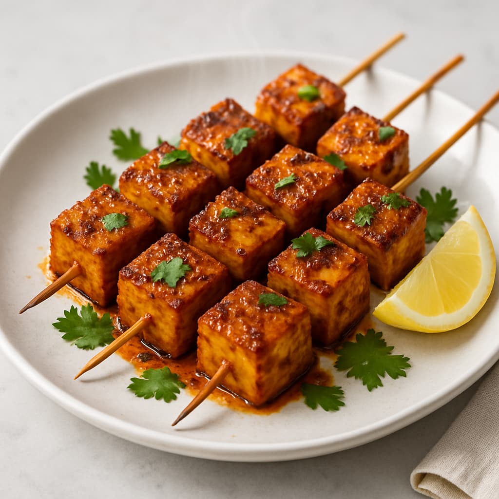 Spicy Grilled Tofu Skewers — FamilyPlate recipe