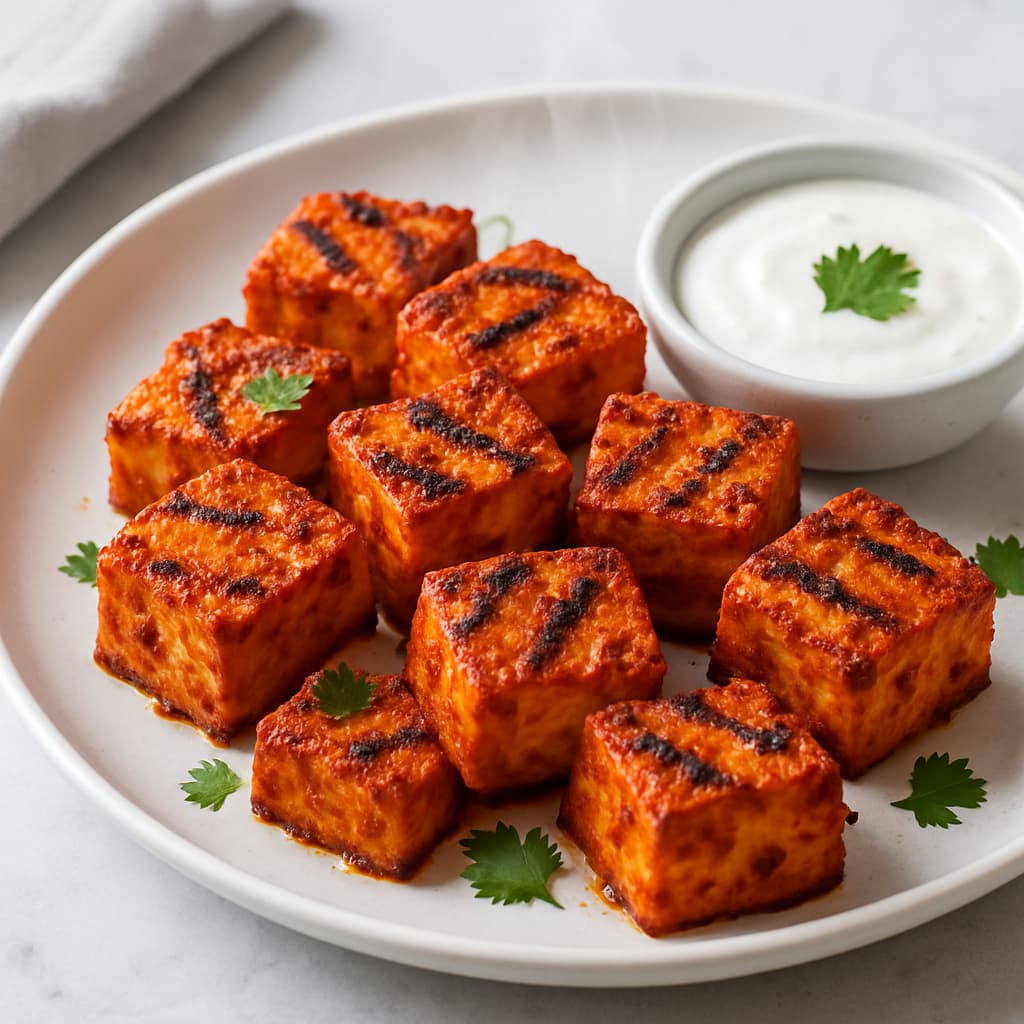 Spicy Grilled Tofu Tikka — FamilyPlate recipe
