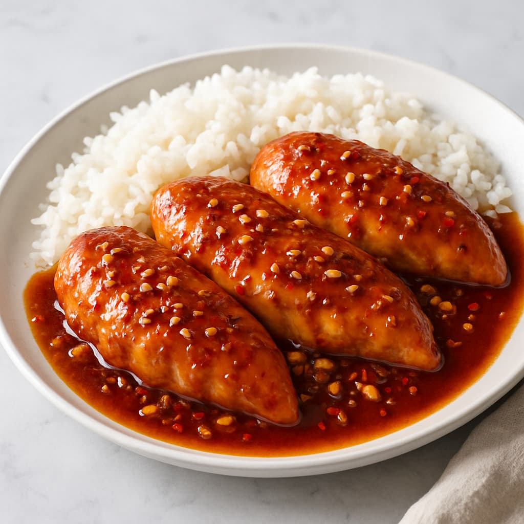 Spicy Honey Garlic Chicken — FamilyPlate recipe
