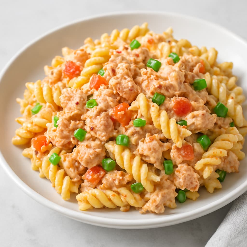 Spicy Tuna Pasta Salad — FamilyPlate recipe