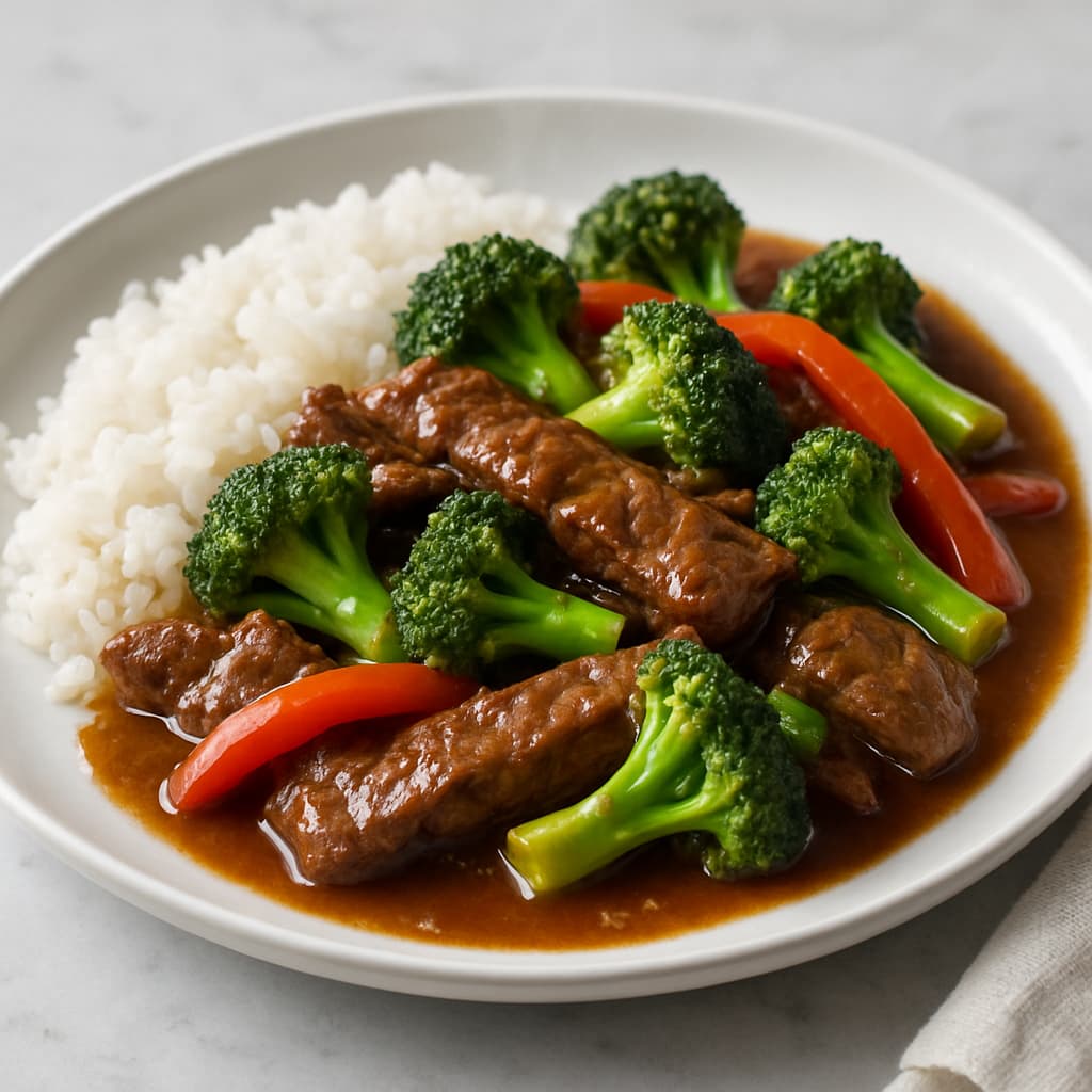 Stir-fried Beef with Broccoli — FamilyPlate recipe