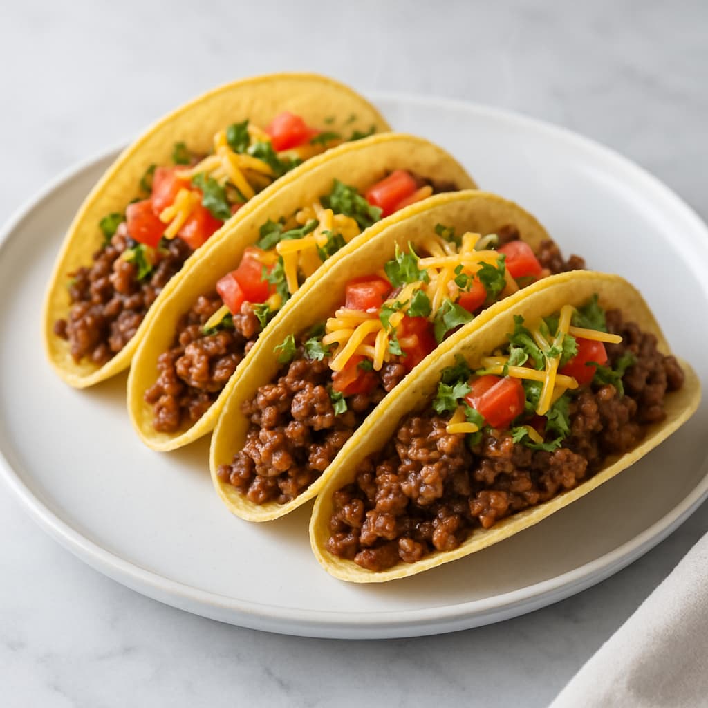 Stovetop Beef Tacos — FamilyPlate recipe