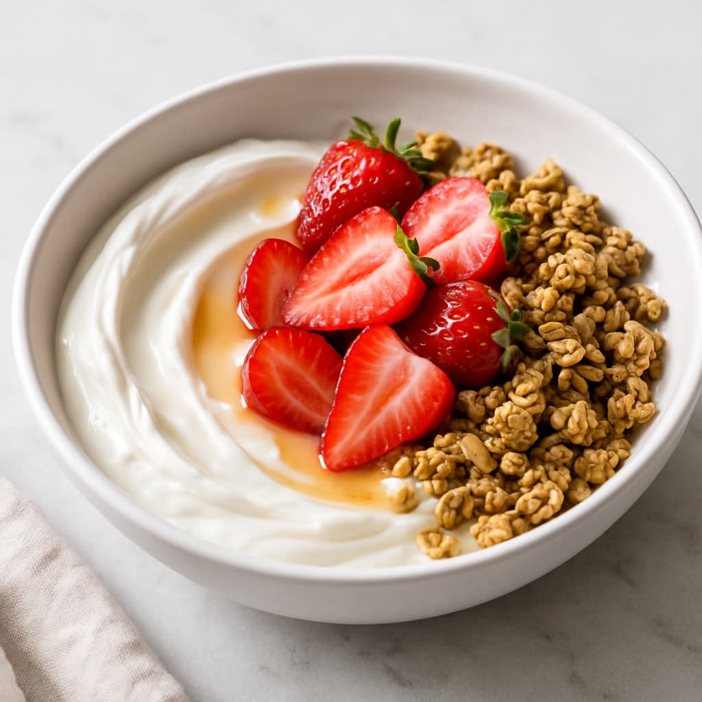 Strawberry Yogurt Bowl — FamilyPlate recipe