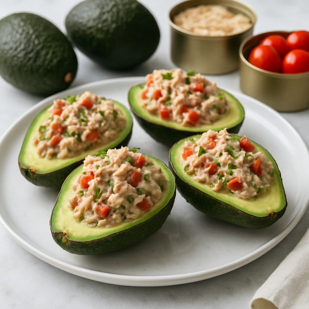 Stuffed Avocados with Tuna — FamilyPlate recipe