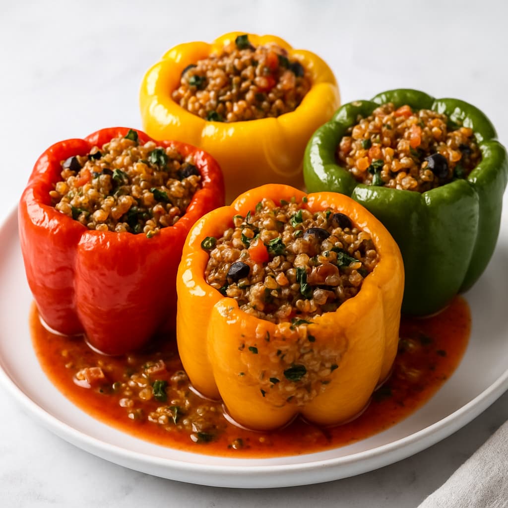 Stuffed Peppers with Quinoa — FamilyPlate recipe