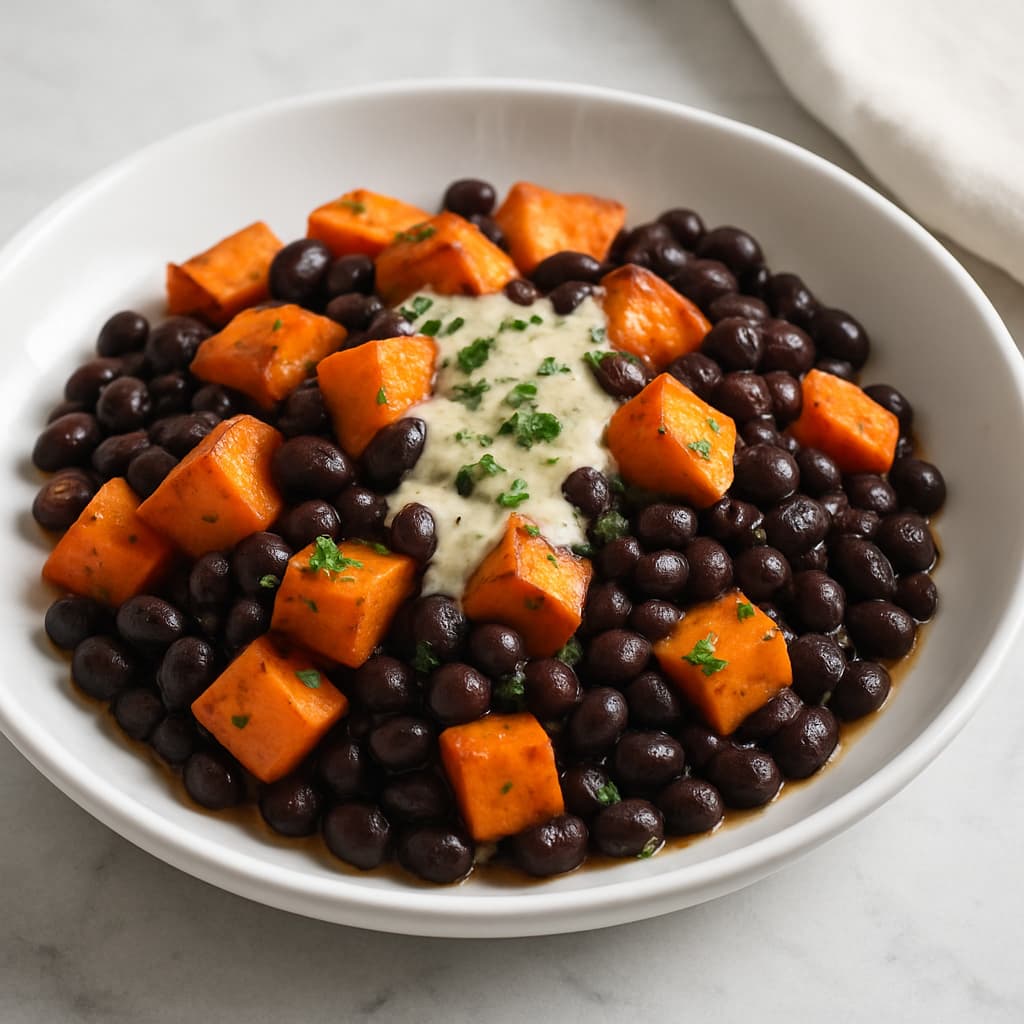Sweet Potato and Bean Bowl — FamilyPlate recipe