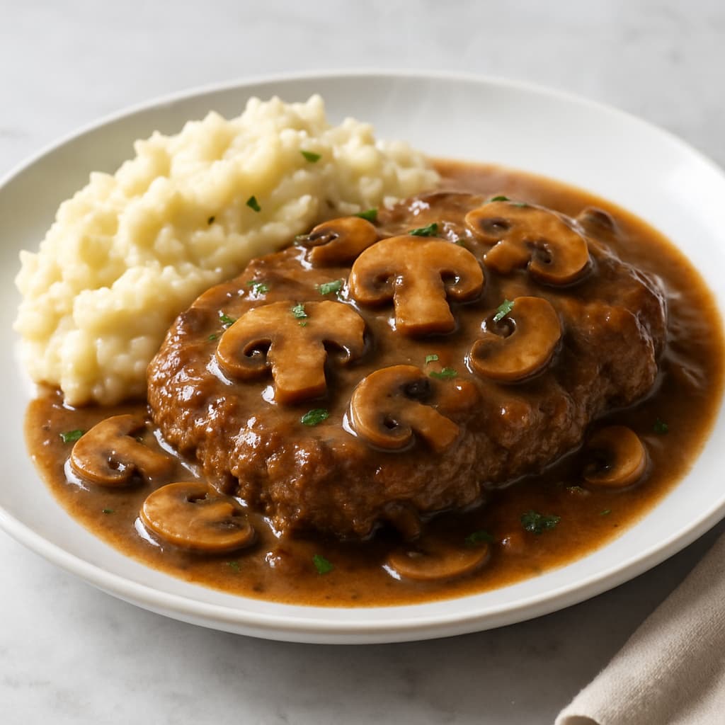 Swiss Steak with Mushrooms — FamilyPlate recipe
