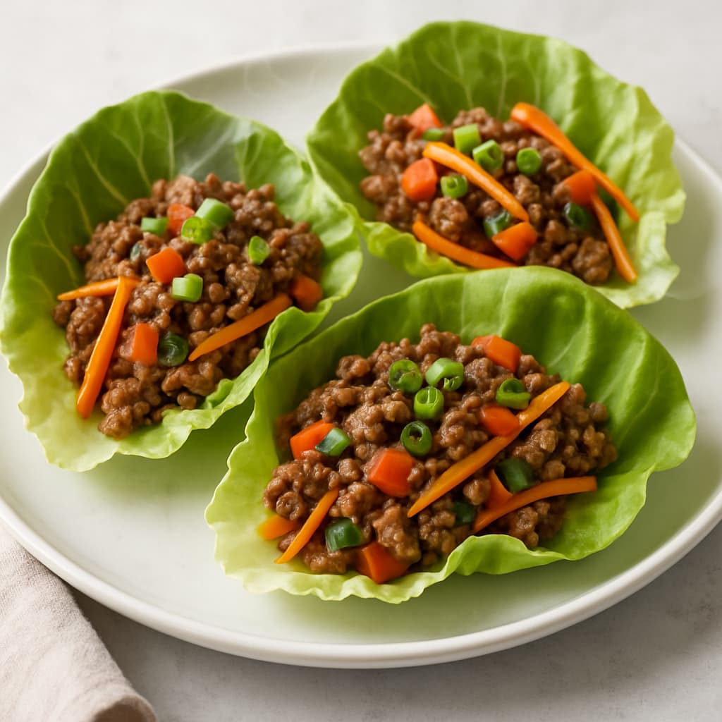 Thai Style Beef Lettuce Wraps — FamilyPlate recipe