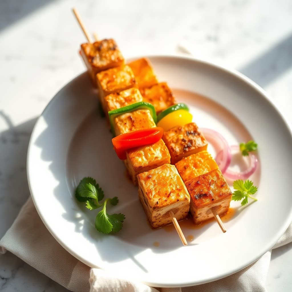 Tofu and Vegetable Skewers — FamilyPlate recipe