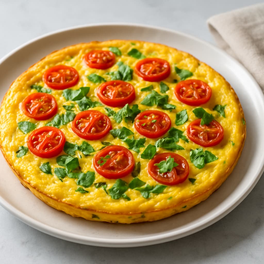 Tomato Basil Frittata — FamilyPlate recipe