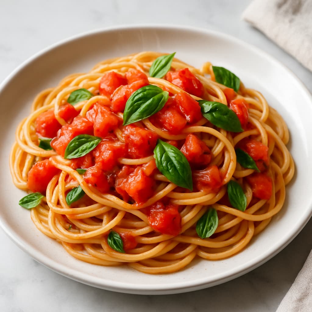 Tomato Basil Pasta — FamilyPlate recipe