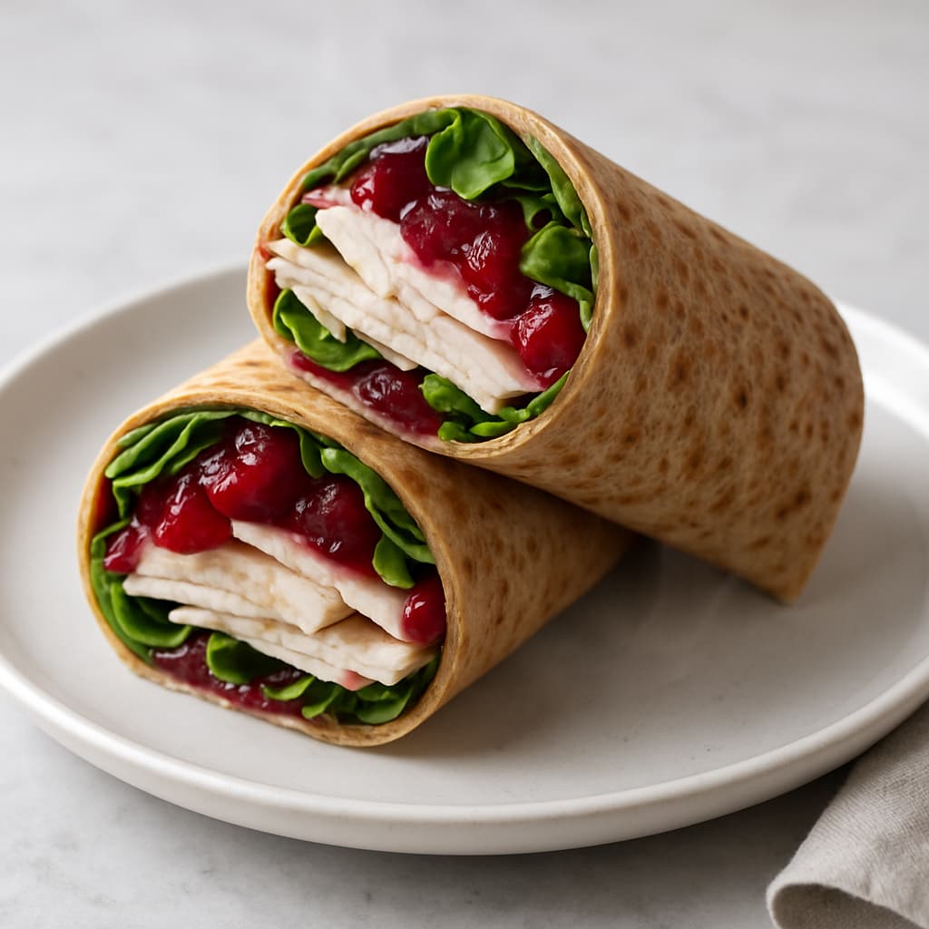 Turkey & Cranberry Wrap — FamilyPlate recipe