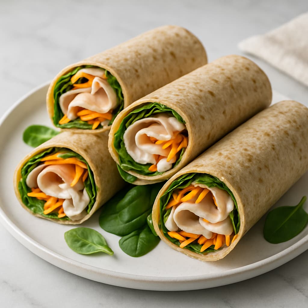 Turkey & Veggie Wraps — FamilyPlate recipe