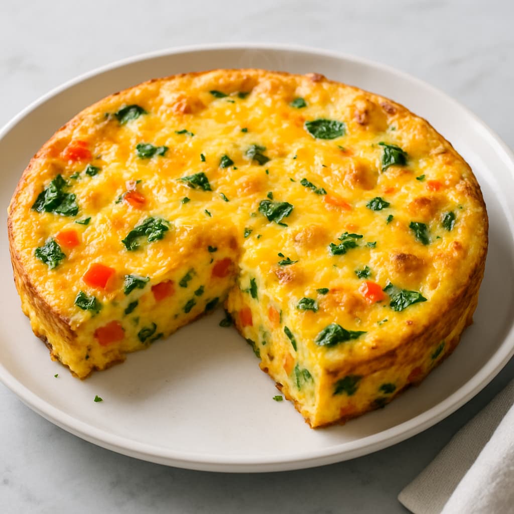 Vegetable and Cheese Frittata — FamilyPlate recipe