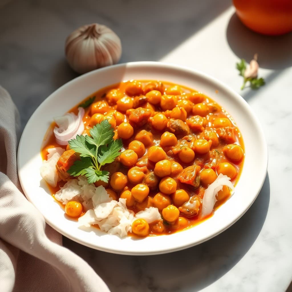 Vegetable Curry with Chickpeas — FamilyPlate recipe