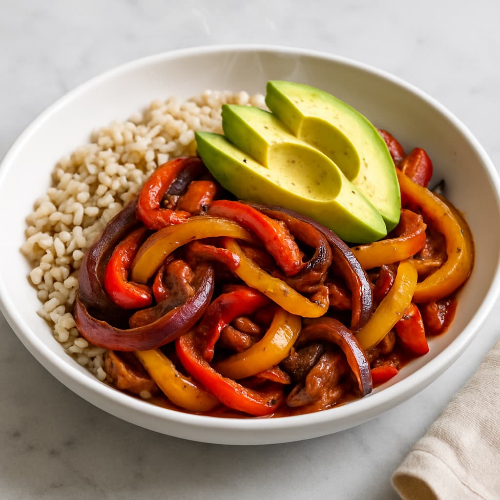 Vegetable Fajita Bowl — FamilyPlate recipe