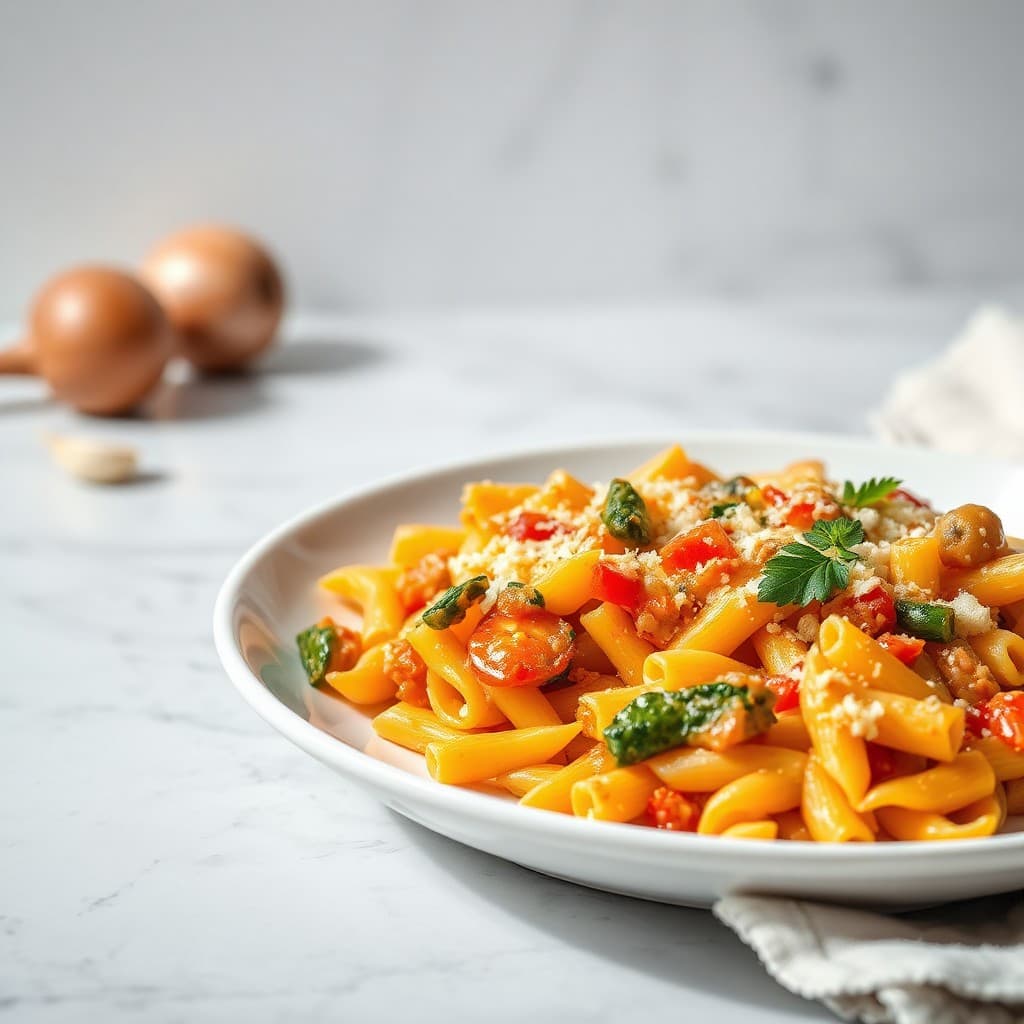 Vegetable Pasta Bake — FamilyPlate recipe
