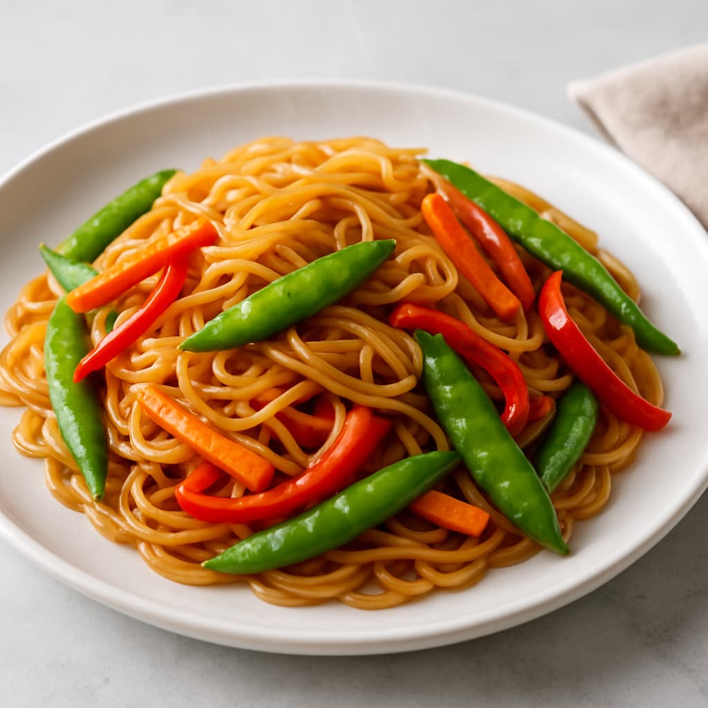 Vegetable Stir-Fried Noodles — FamilyPlate recipe