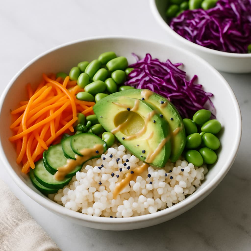 Vegetable Sushi Bowls — FamilyPlate recipe