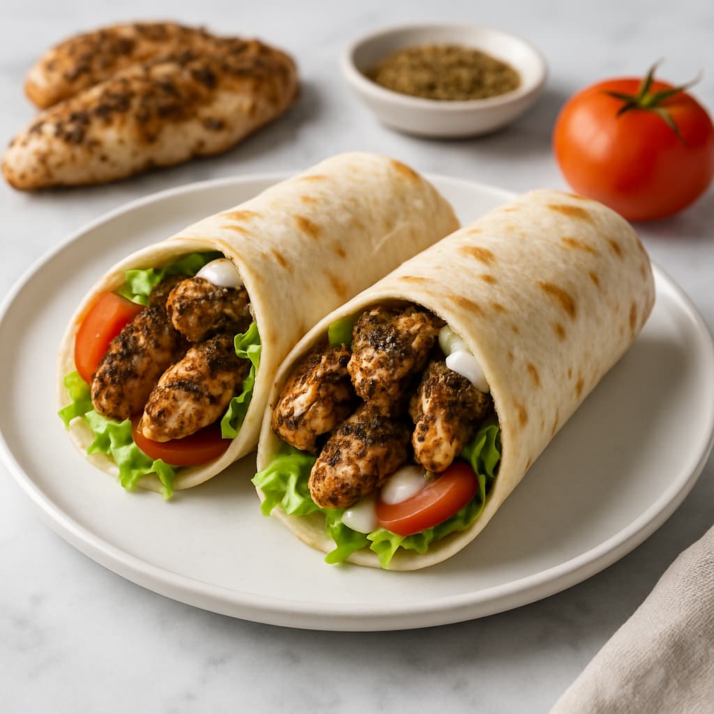 Za'atar Chicken Wraps — FamilyPlate recipe