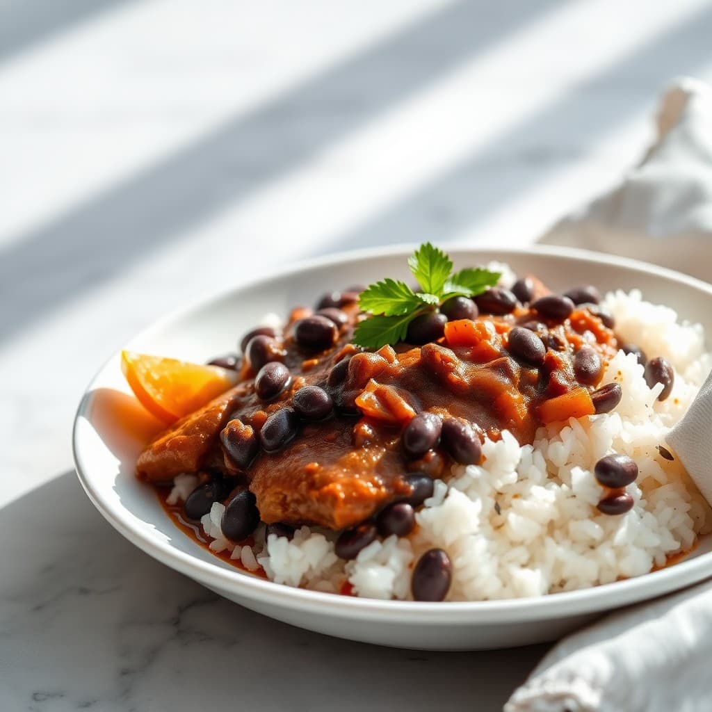 Brazilian Black Bean Stew — Brazilian family meal