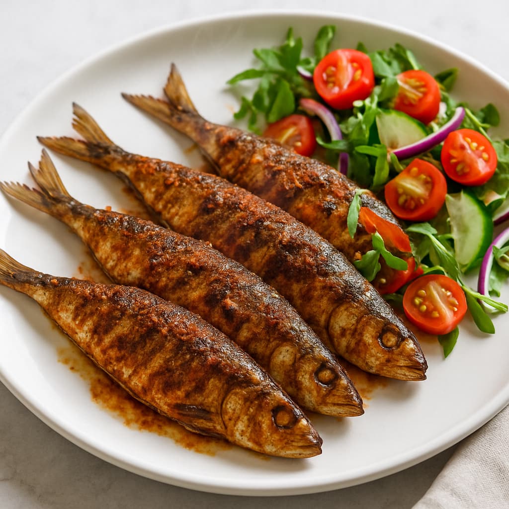 Moroccan Spiced Grilled Sardines — Moroccan family meal