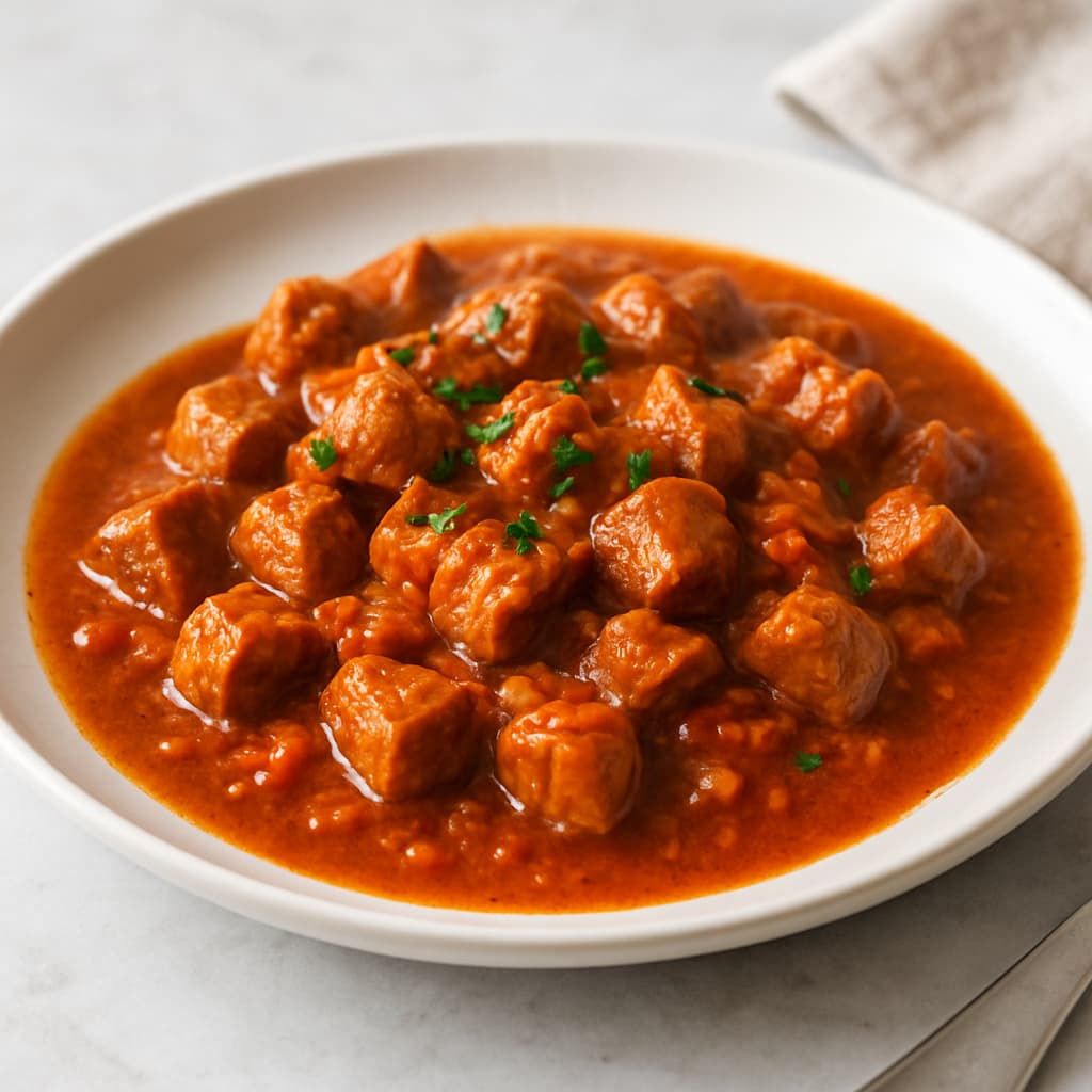 Quick German Pork Goulash with Paprika — German family meal