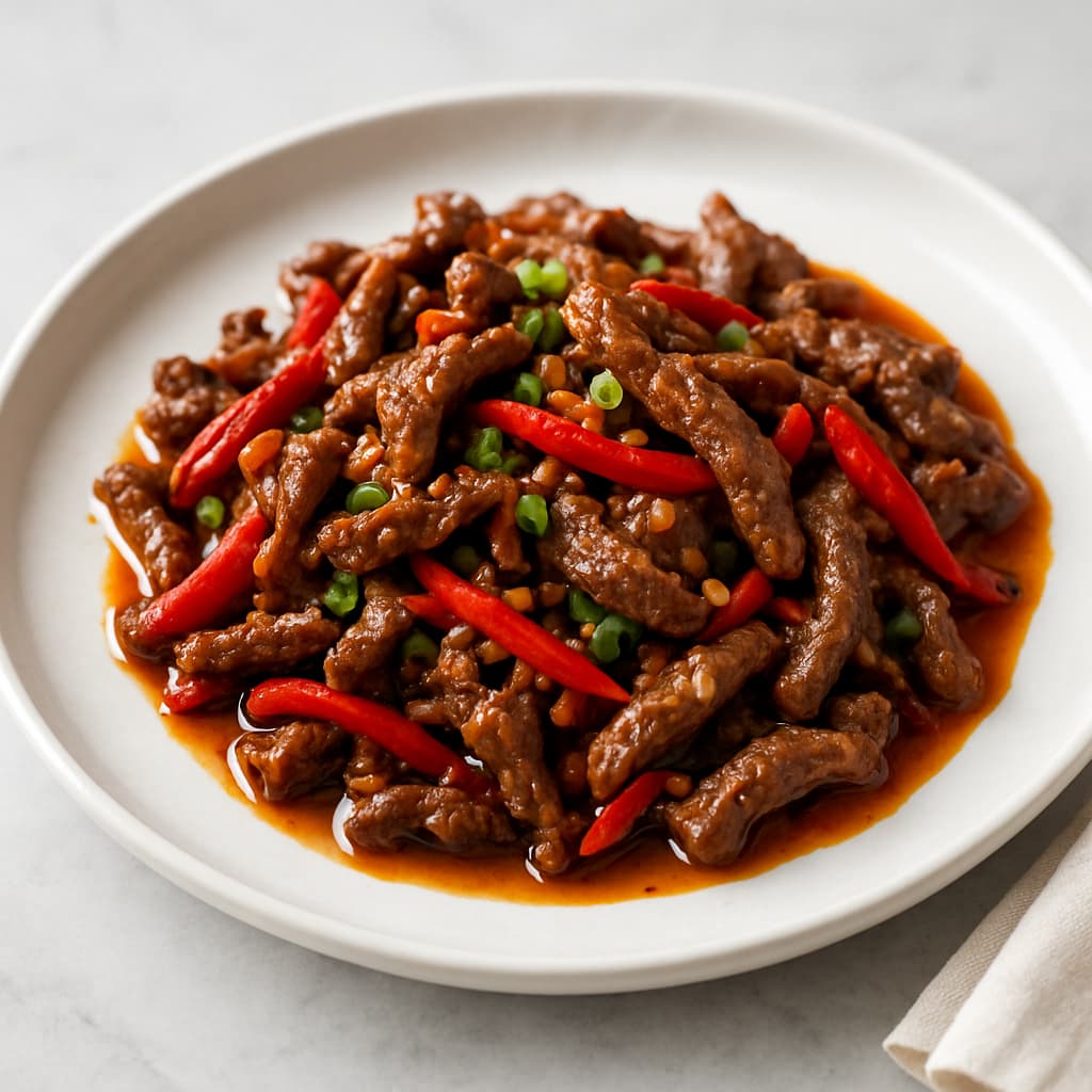 Quick Spicy Beef and Lamb Stir-Fry — Indonesian family meal