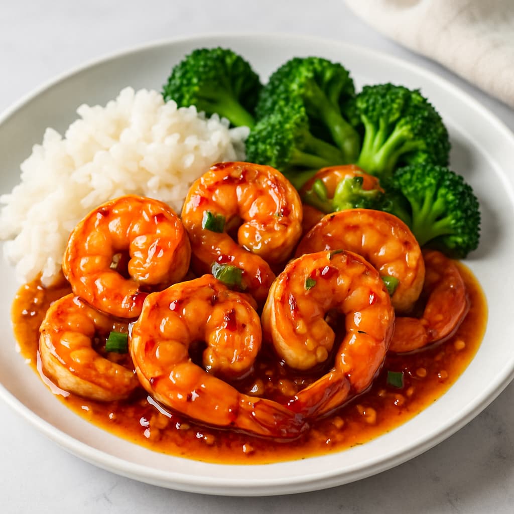Spicy Honey Garlic Shrimp recipe