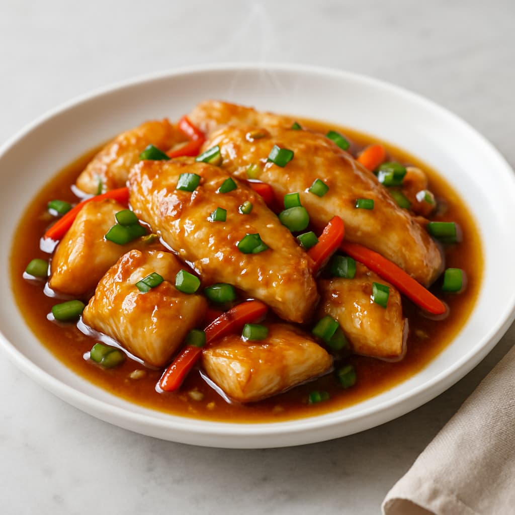 Thai Honey Garlic Fish Stir-Fry — Thai family meal