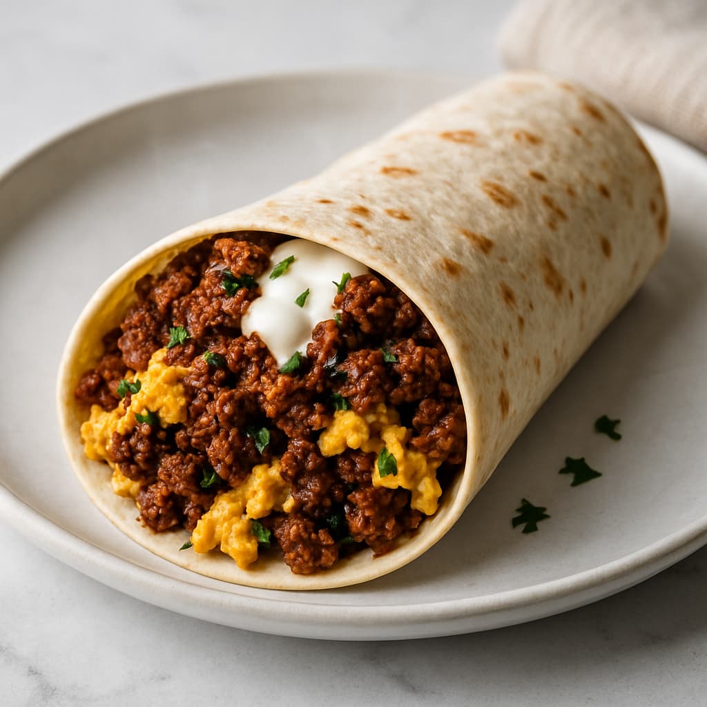 Turkish Spice-Rubbed Lamb & Egg Wrap — Turkish family meal
