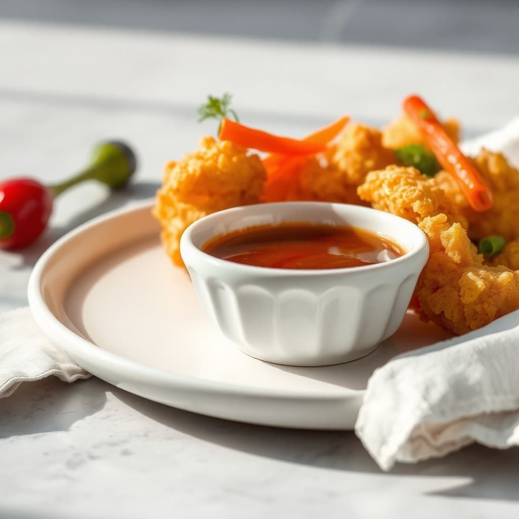 Vegetable Tempura with Dipping Sauce — Japanese family meal