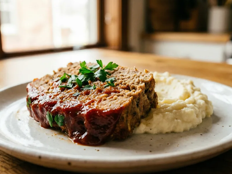 Turkey Meatloaf with Mashed Cauliflower - American Meal Plan for Families recipe example for families