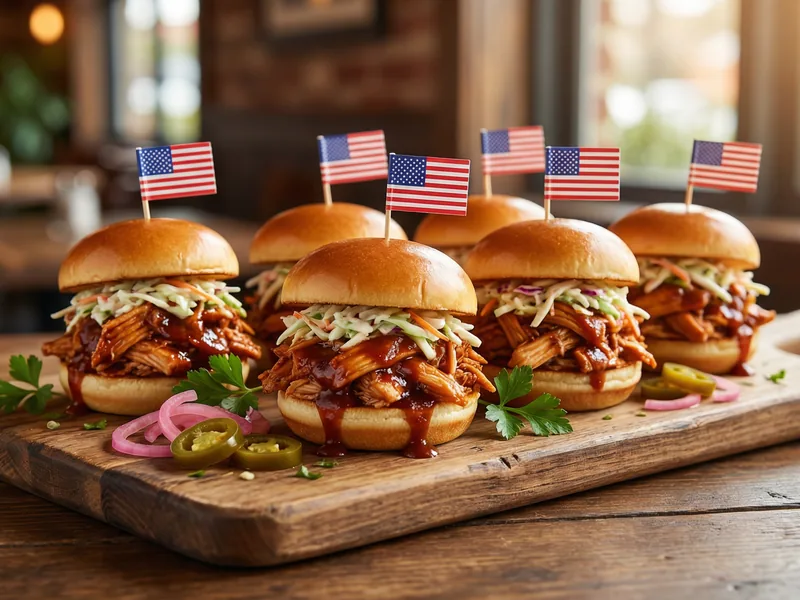 BBQ Chicken Sliders - American Meal Plan for Families recipe example for families