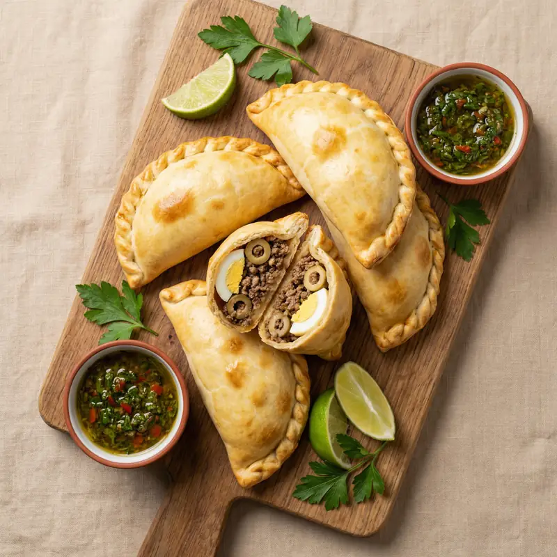 Baked Beef Empanadas - Argentinian Meal Plan for Families recipe example for families