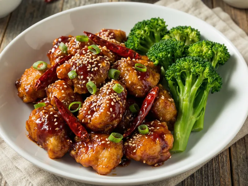 General Tso's Chicken (Air-Fried) - Chinese Meal Plan for Families recipe example for families