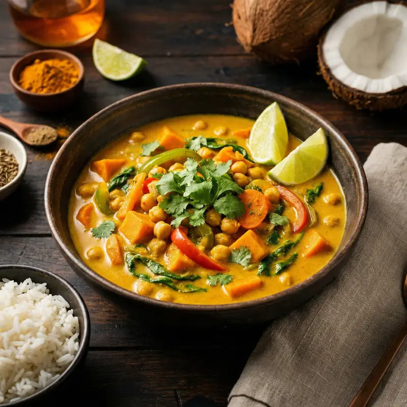 Coconut Milk Curry - Dairy-Free Meal Planning for Families recipe example for families