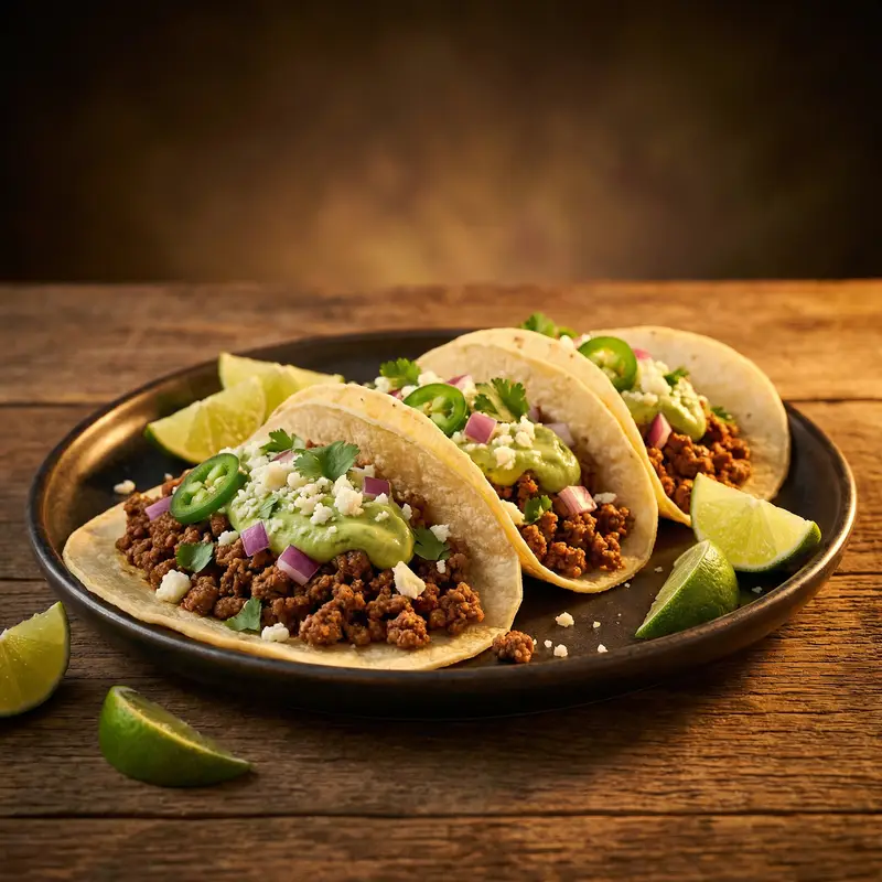 Beef Tacos with Avocado Cream - Dairy-Free Meal Planning for Families recipe example for families