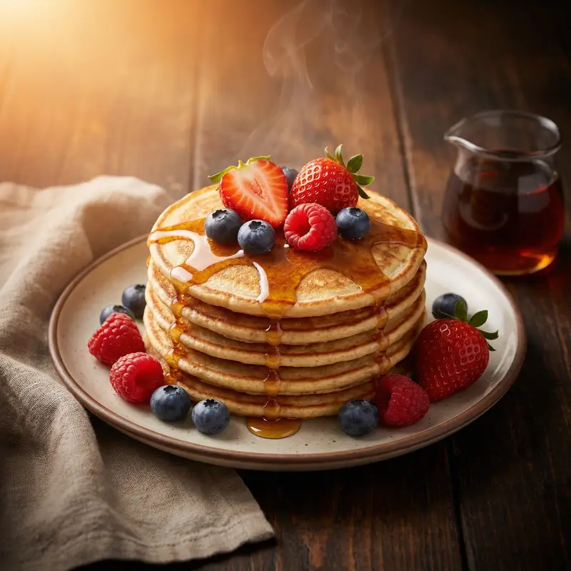 Oat Milk Pancakes - Dairy-Free Meal Planning for Families recipe example for families