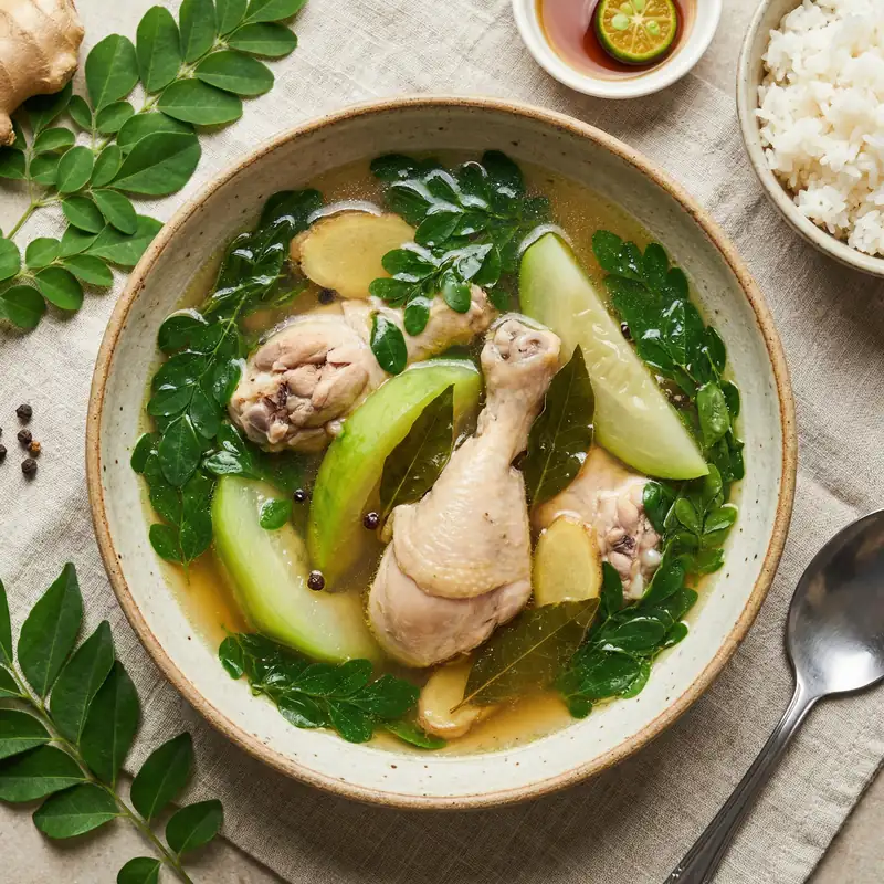 Arroz Caldo (Chicken Rice Porridge) - Filipino Meal Plan for Families recipe example for families