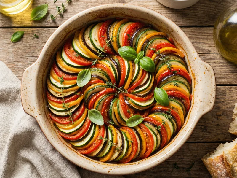 Classic Ratatouille (Disney Movie Style!) - French Meal Plan for Families recipe example for families