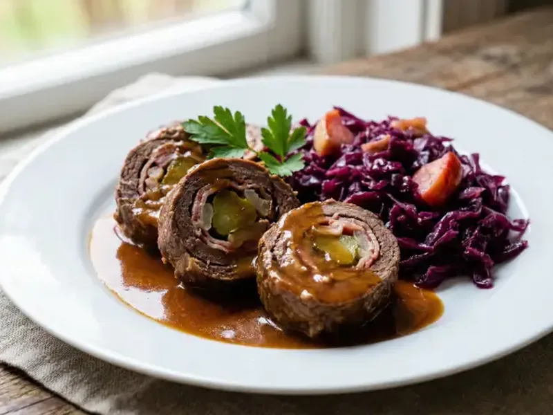 Beef Rouladen (Sunday Dinner) - German Meal Plan for Families recipe example for families