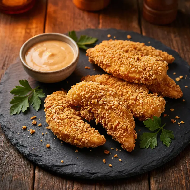 Gluten-Free Chicken Tenders (Almond Flour) - Gluten-Free Meal Planning for Families recipe example for families