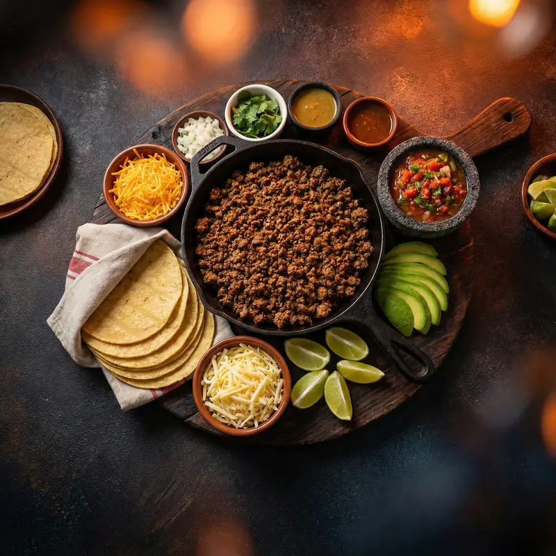 Taco Night with Corn Tortillas - Gluten-Free Meal Planning for Families recipe example for families