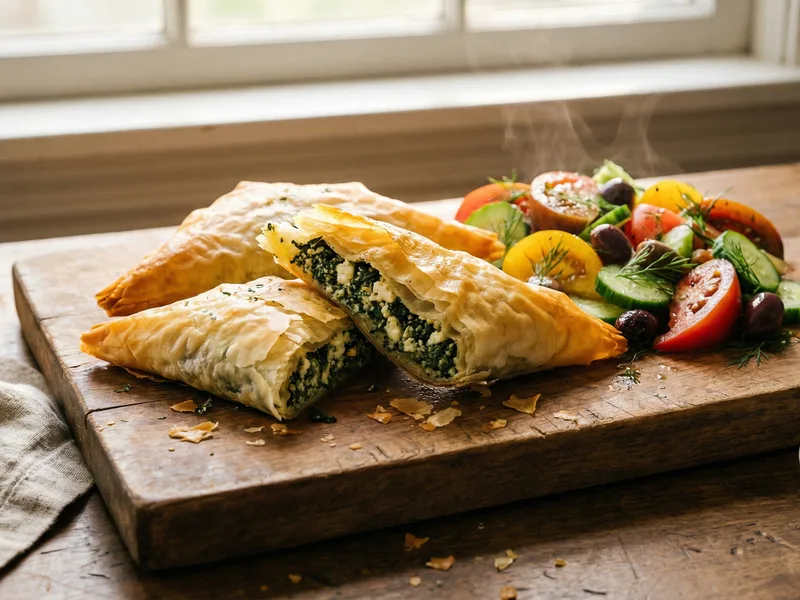 Spanakopita (Spinach Pie) - Greek Meal Plan for Families recipe example for families
