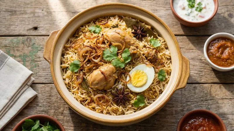 Halal Chicken Biryani - Halal Meal Planning for Families recipe example for families